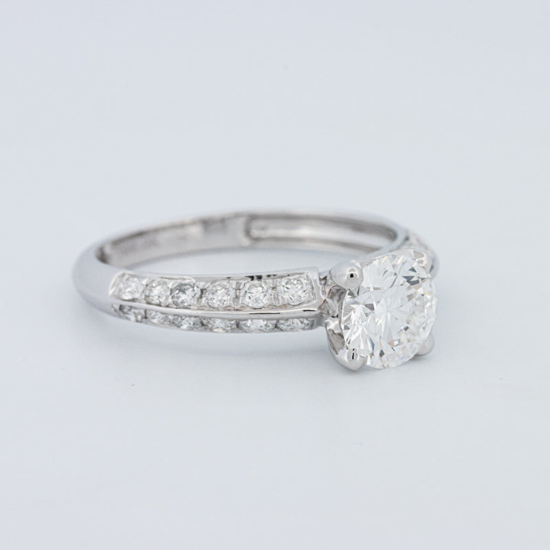 Round Cut Pavé Solitaire (LG)