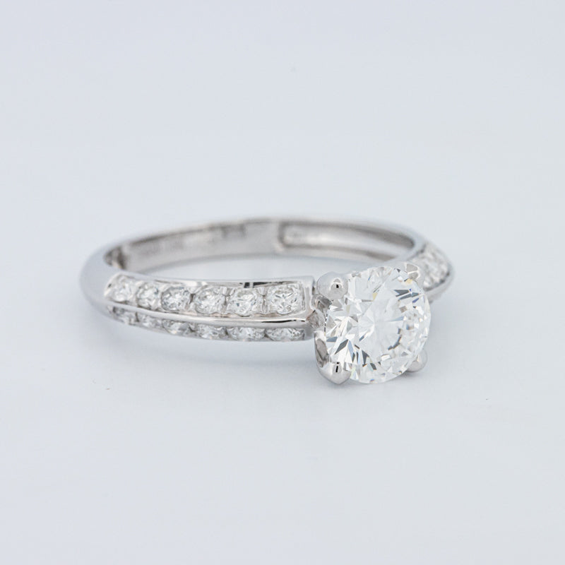 Round Cut Pavé Solitaire (LG)