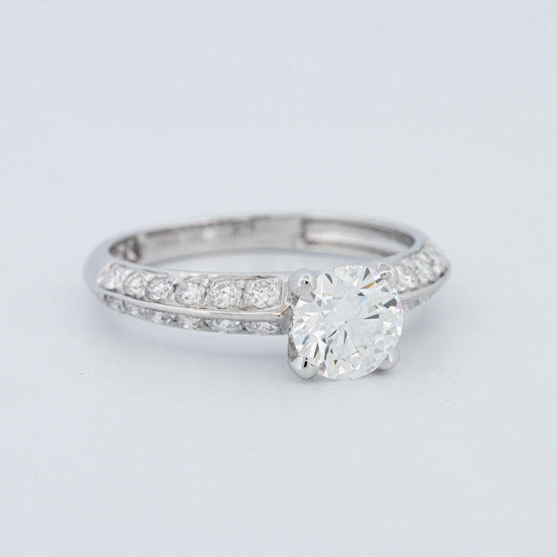 Round Cut Pavé Solitaire (LG)