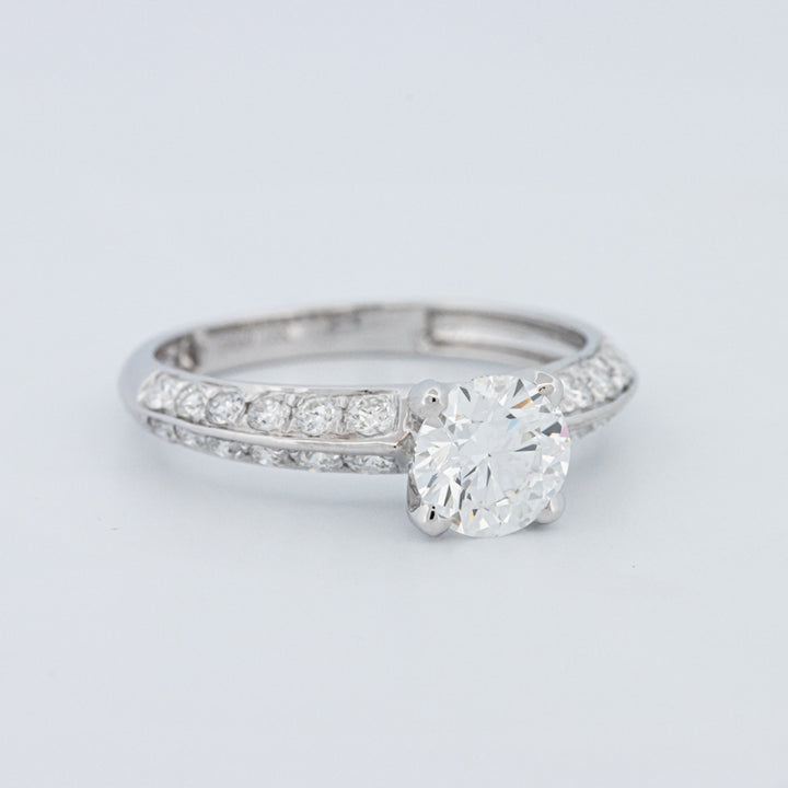 Round Cut Pavé Solitaire (LG)