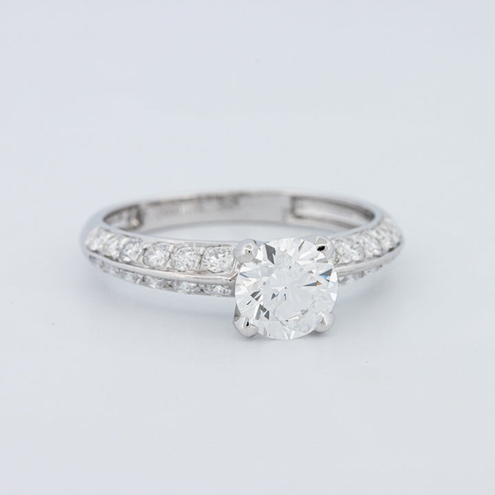 Round Cut Pavé Solitaire (LG)