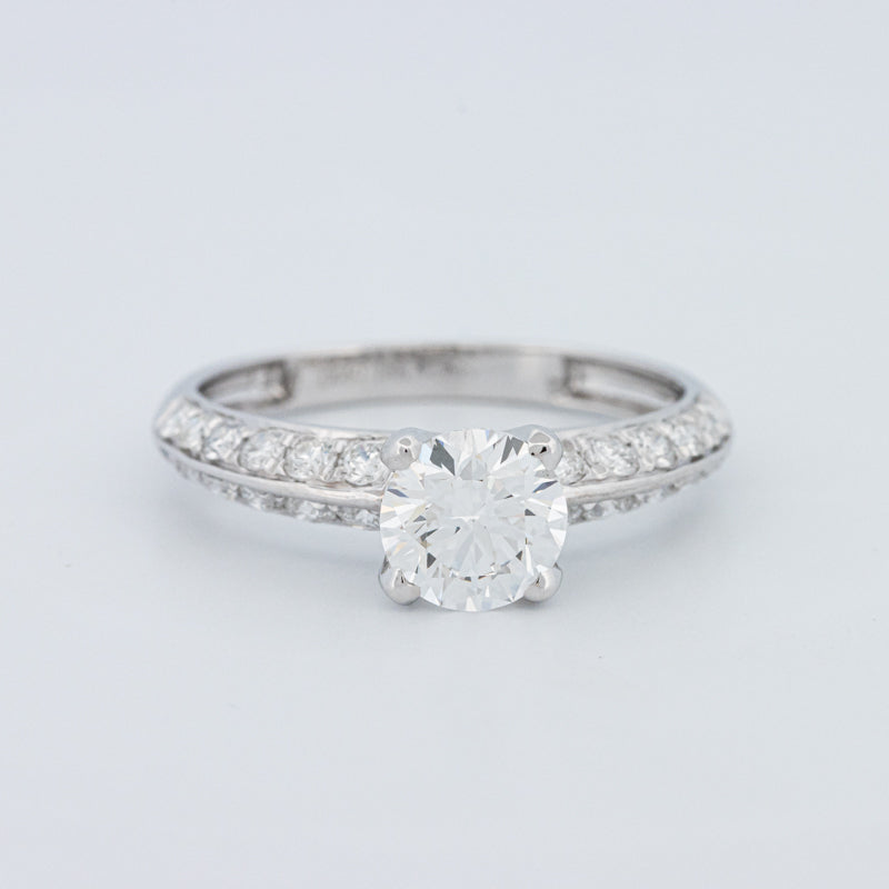 Round Cut Pavé Solitaire (LG)