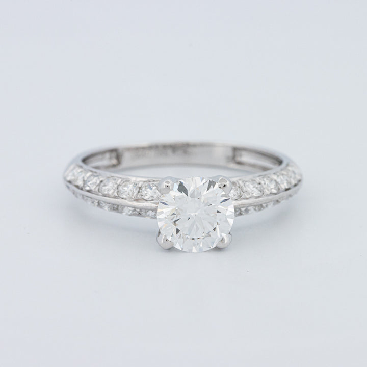 Round Cut Pavé Solitaire (LG)