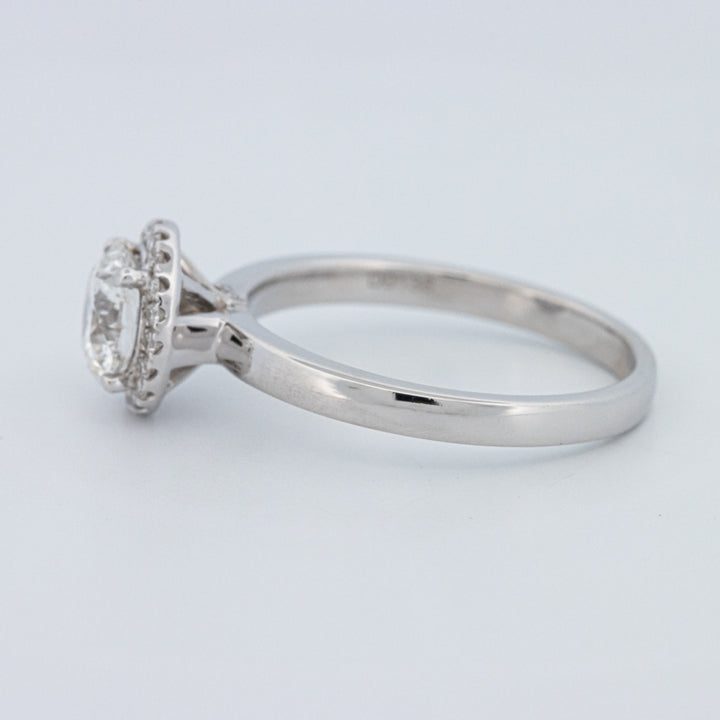 Round Cut Halo Solitaire (LG)