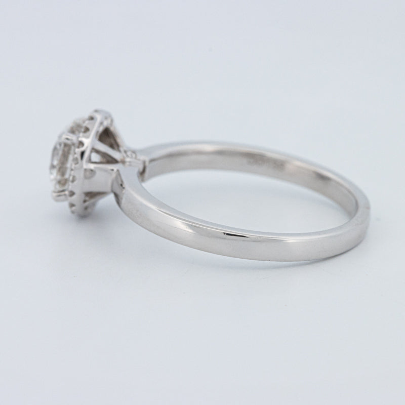 Round Cut Halo Solitaire (LG)