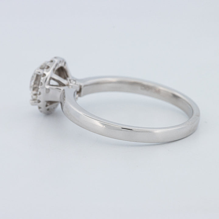 Round Cut Halo Solitaire (LG)