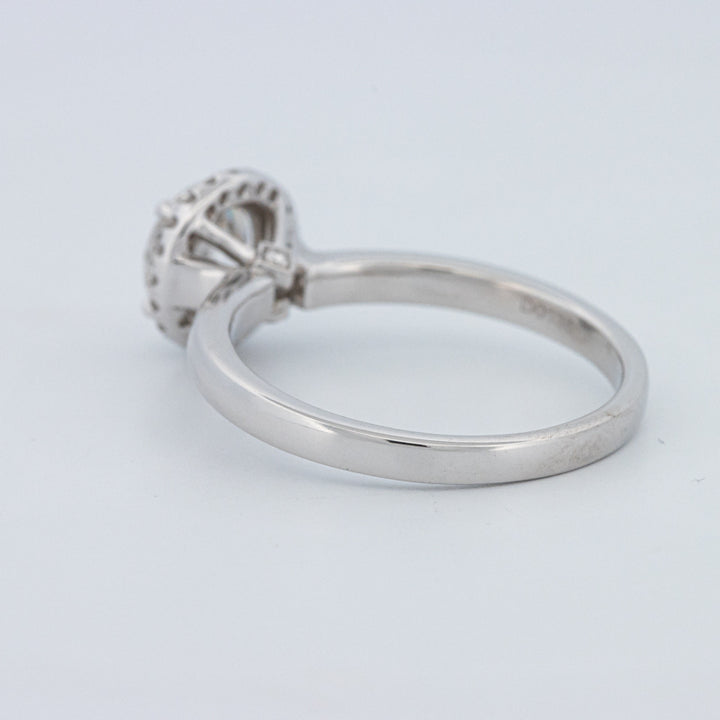 Round Cut Halo Solitaire (LG)