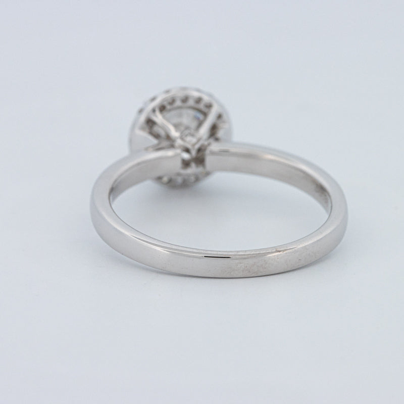 Round Cut Halo Solitaire (LG)