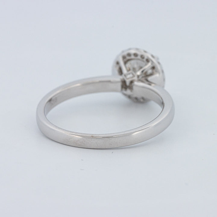 Round Cut Halo Solitaire (LG)