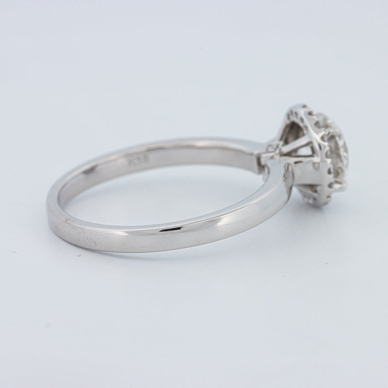 Round Cut Halo Solitaire (LG)