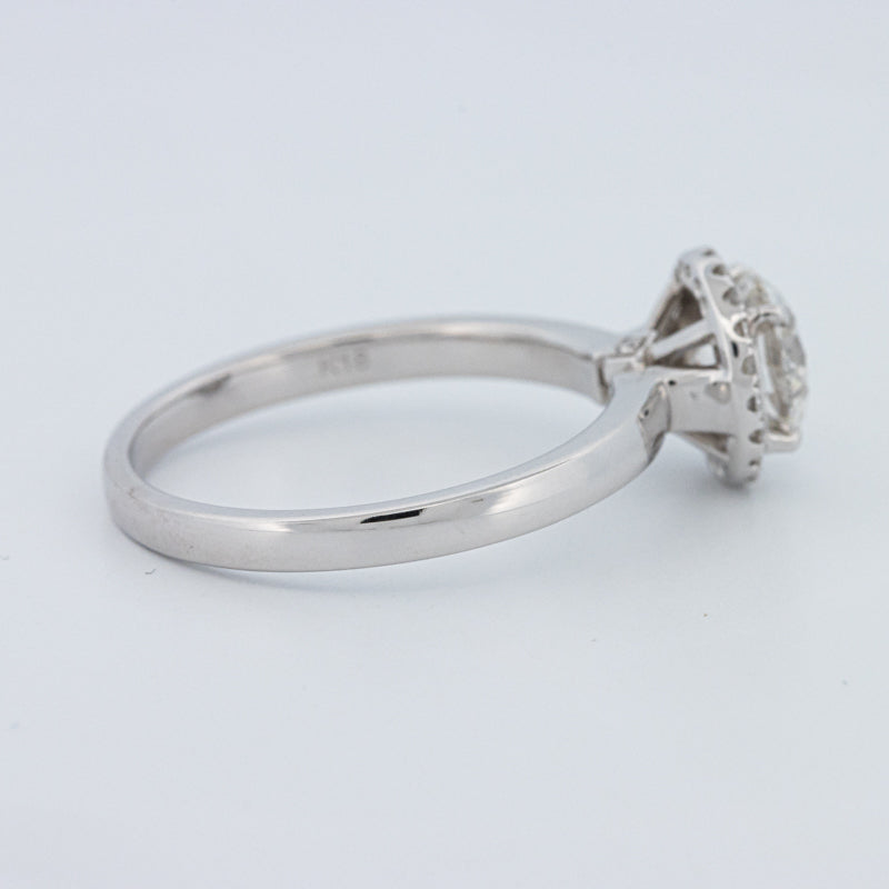 Round Cut Halo Solitaire (LG)