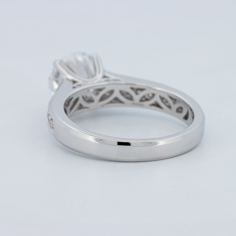 Round Cut Pavé Solitaire (LG)