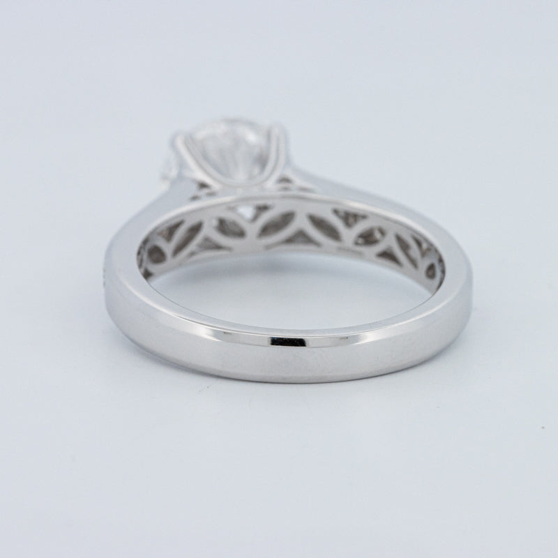 Round Cut Pavé Solitaire (LG)