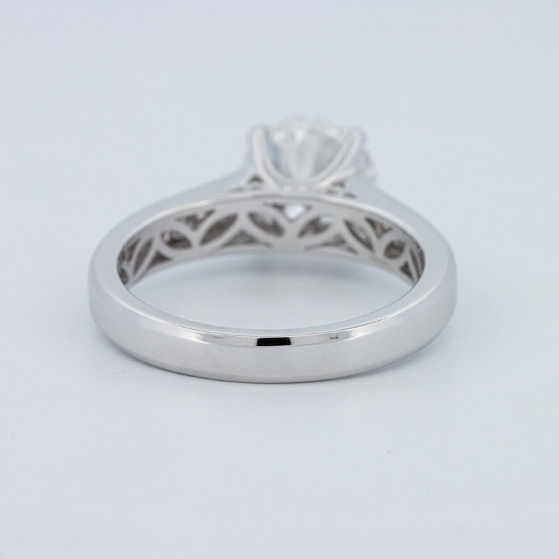 Round Cut Pavé Solitaire (LG)