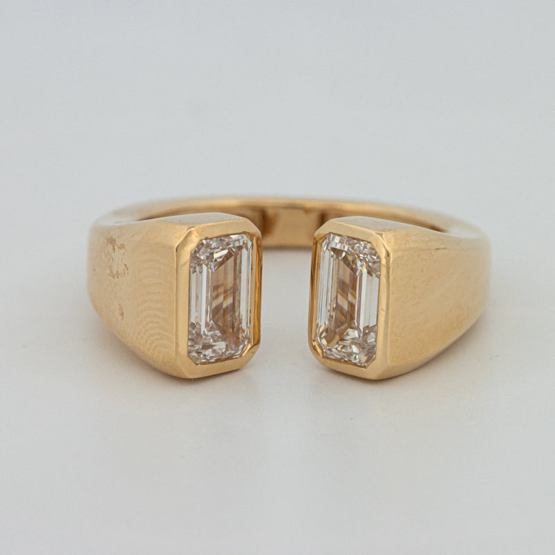 Bague Chunky Emerald Reflection (LG)