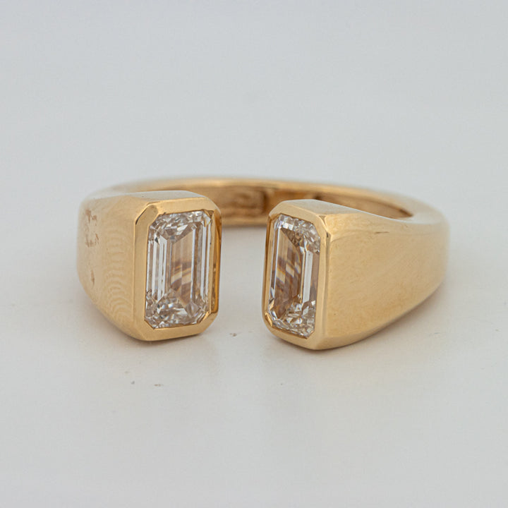 Bague Chunky Emerald Reflection (LG)