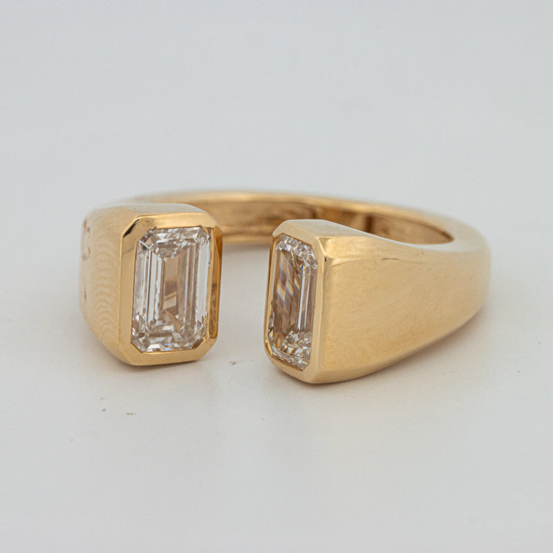 Bague Chunky Emerald Reflection (LG)