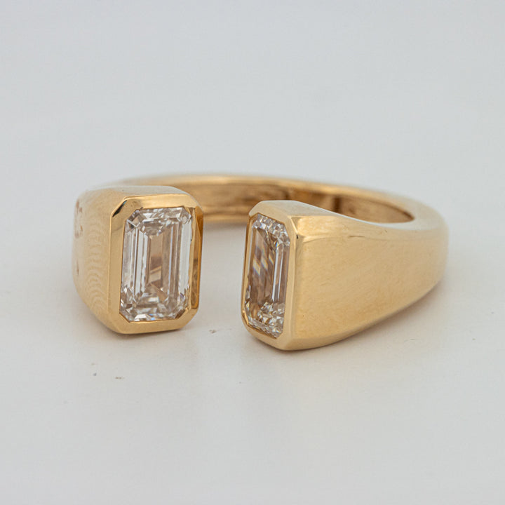 Bague Chunky Emerald Reflection (LG)