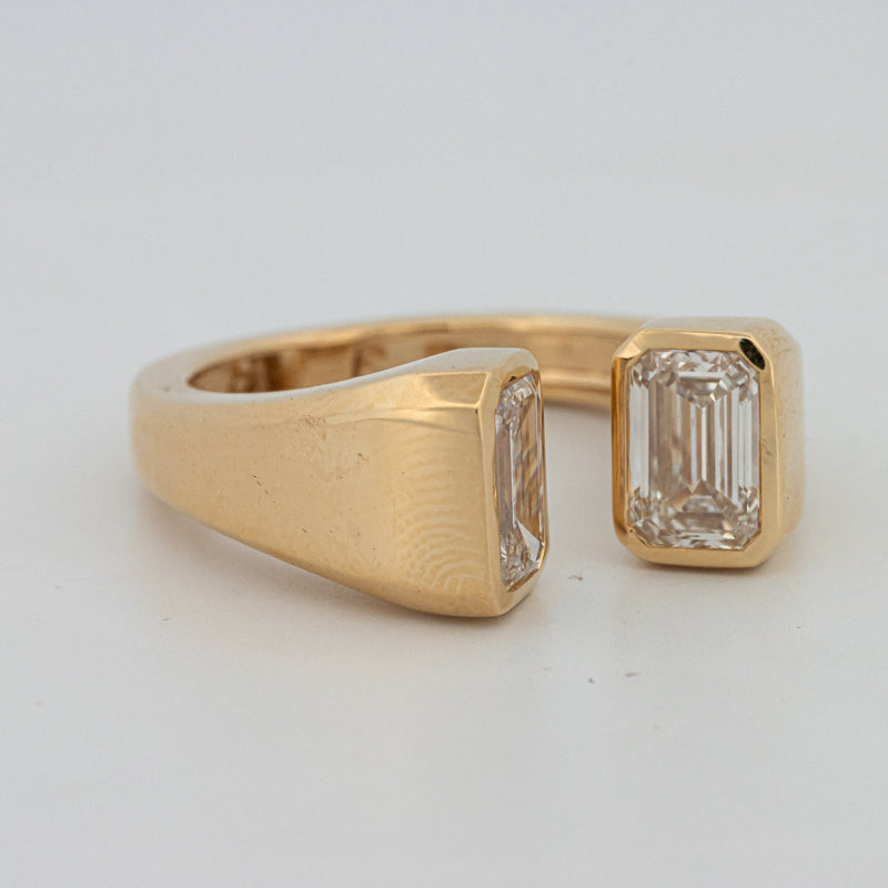 Bague Chunky Emerald Reflection (LG)