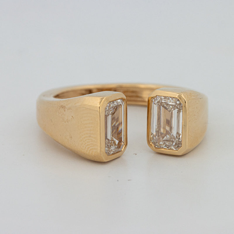 Bague Chunky Emerald Reflection (LG)