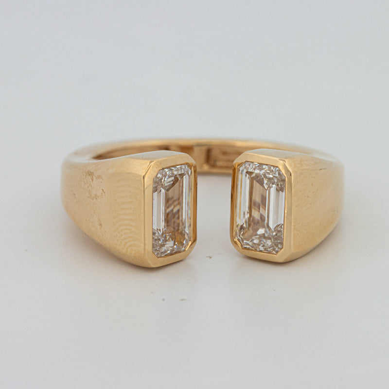 Bague Chunky Emerald Reflection (LG)