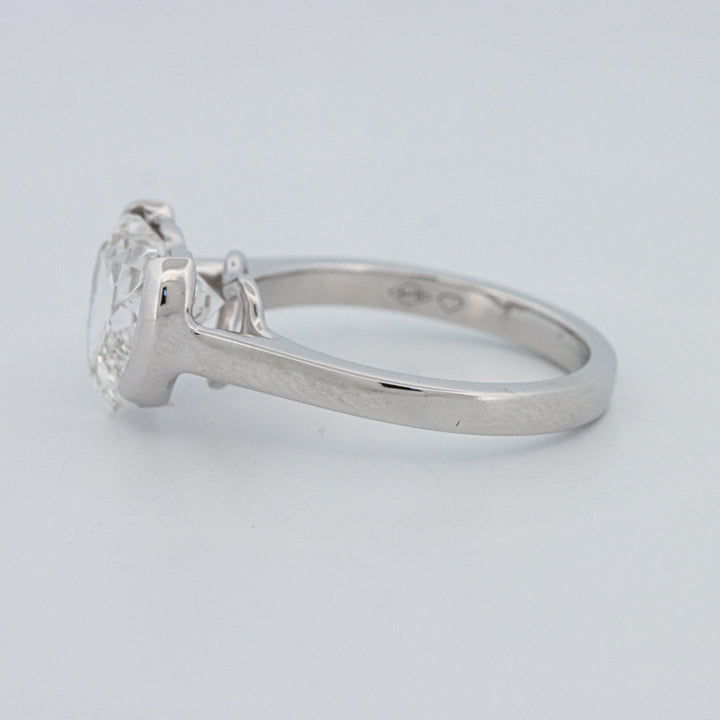 Anel de Mindinho em Forma de Coração 2 CT (LG)