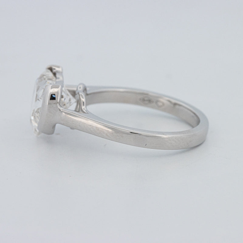 Anel de Mindinho em Forma de Coração 2 CT (LG)