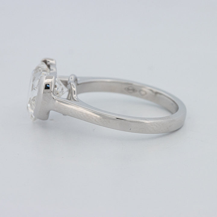 Anel de Mindinho em Forma de Coração 2 CT (LG)