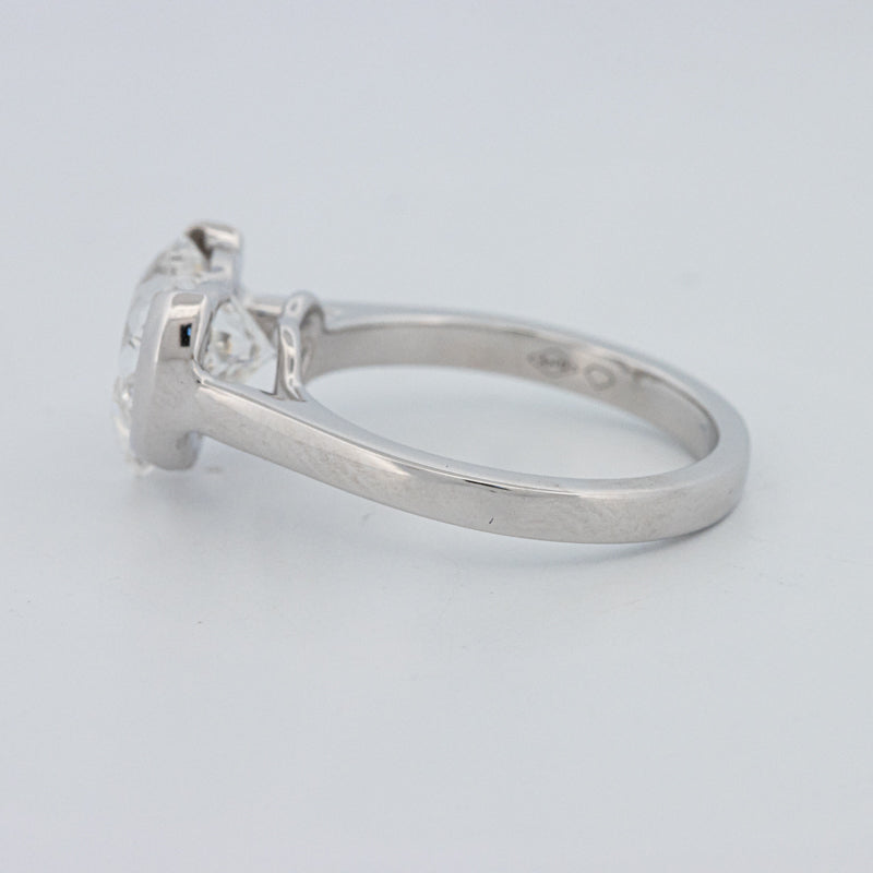 Anel de Mindinho em Forma de Coração 2 CT (LG)