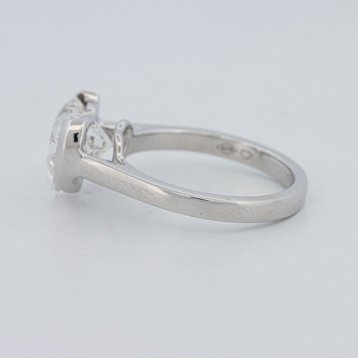 Anel de Mindinho em Forma de Coração 2 CT (LG)