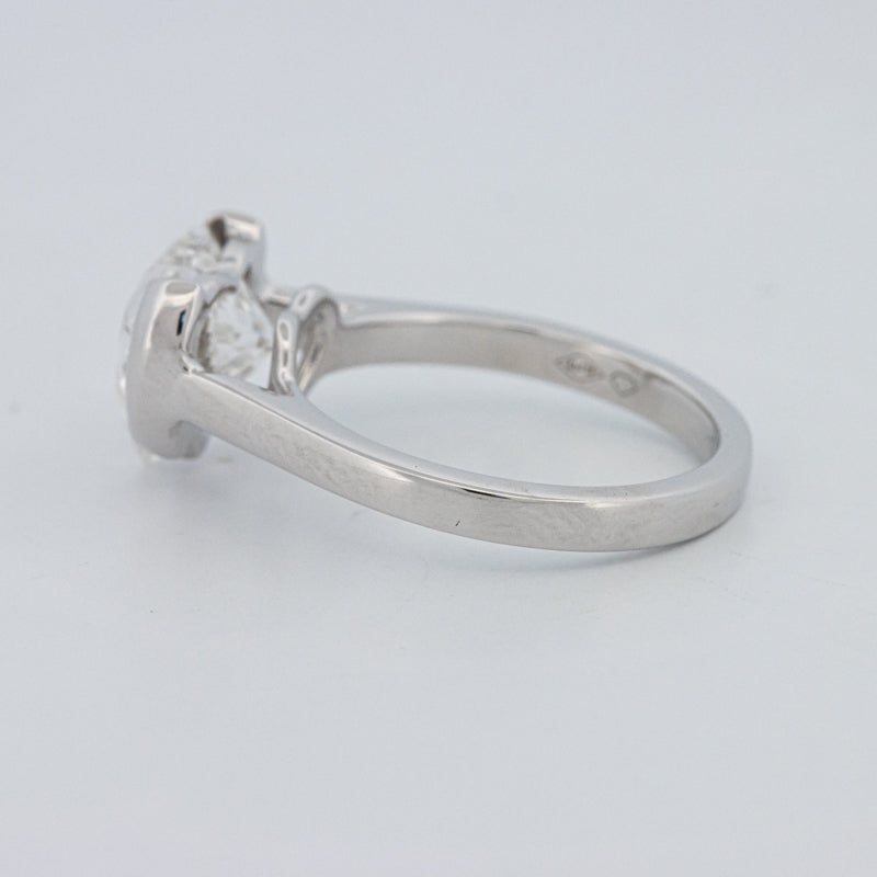 Anel de Mindinho em Forma de Coração 2 CT (LG)