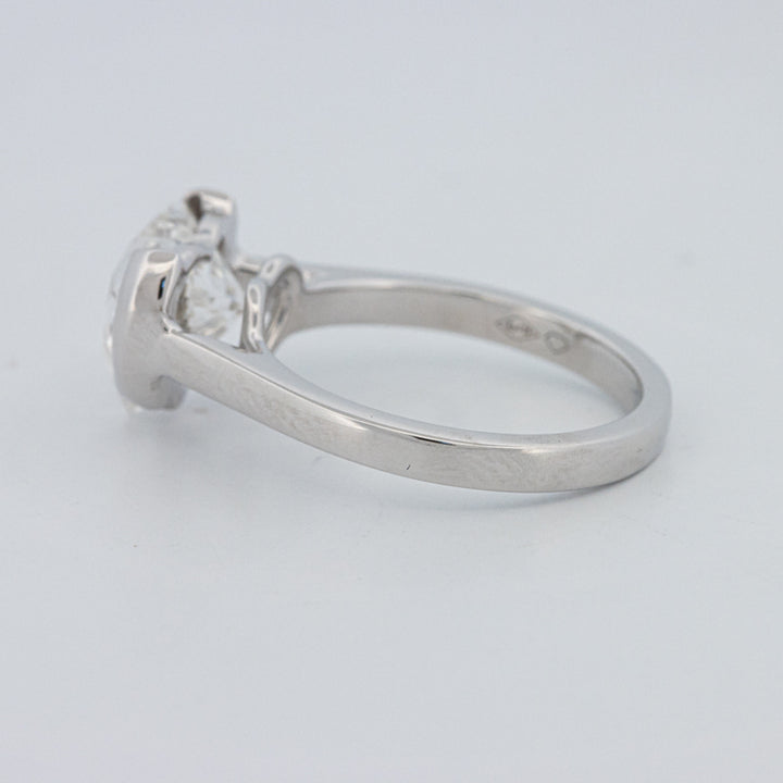 Anel de Mindinho em Forma de Coração 2 CT (LG)