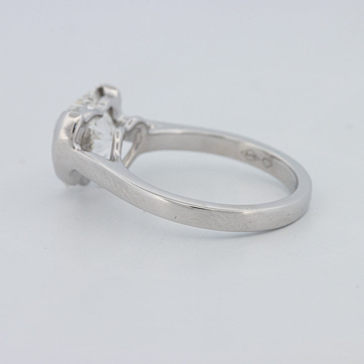 Anel de Mindinho em Forma de Coração 2 CT (LG)