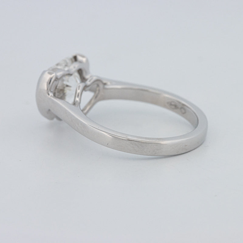 Anel de Mindinho em Forma de Coração 2 CT (LG)