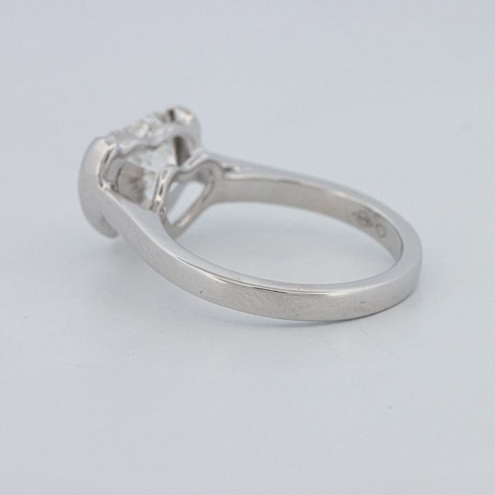 Anel de Mindinho em Forma de Coração 2 CT (LG)