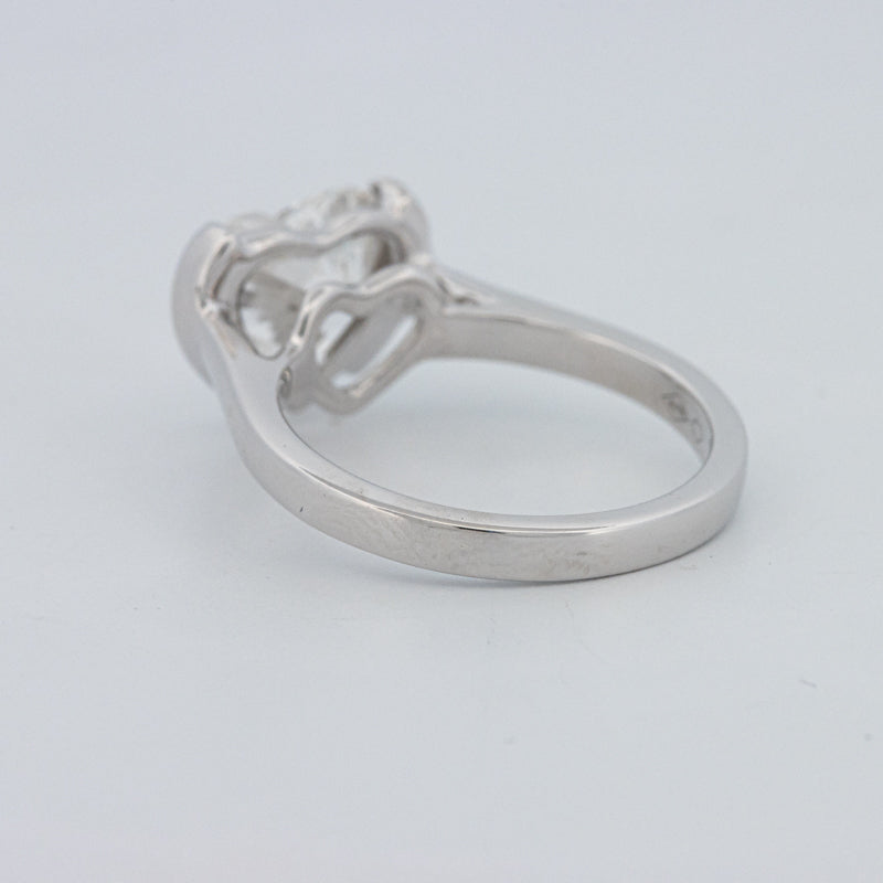 Anel de Mindinho em Forma de Coração 2 CT (LG)