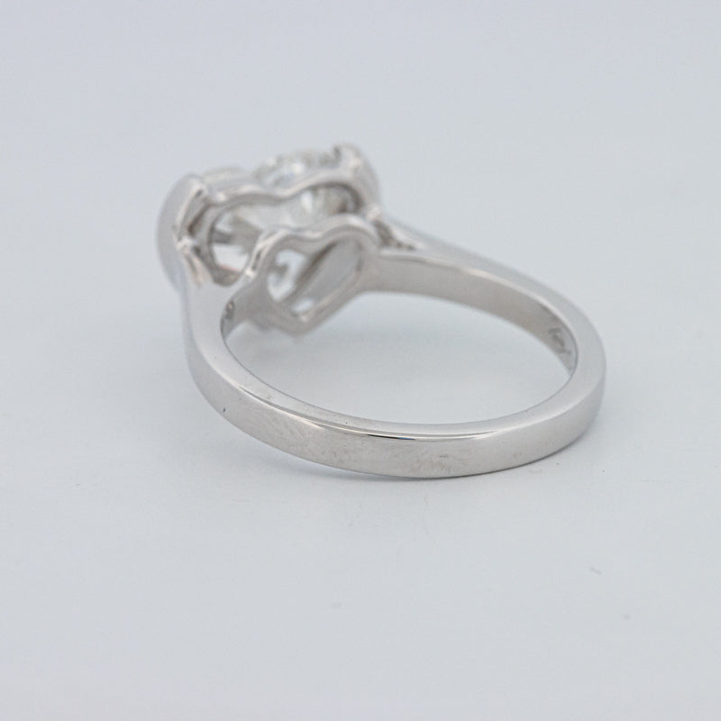 Anel de Mindinho em Forma de Coração 2 CT (LG)