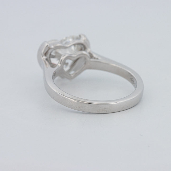 Anel de Mindinho em Forma de Coração 2 CT (LG)