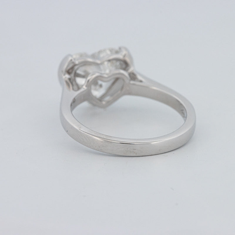 Anel de Mindinho em Forma de Coração 2 CT (LG)