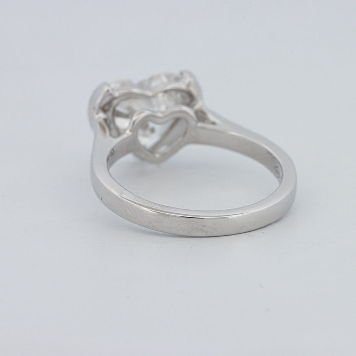 Anel de Mindinho em Forma de Coração 2 CT (LG)