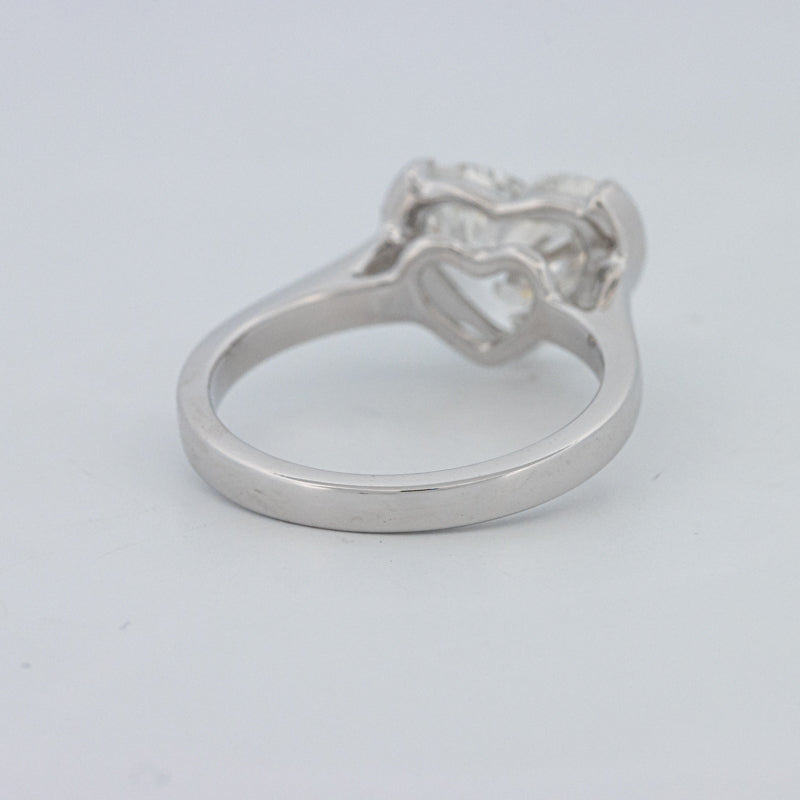 Anel de Mindinho em Forma de Coração 2 CT (LG)