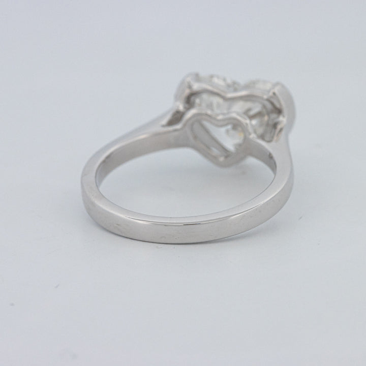 Anel de Mindinho em Forma de Coração 2 CT (LG)