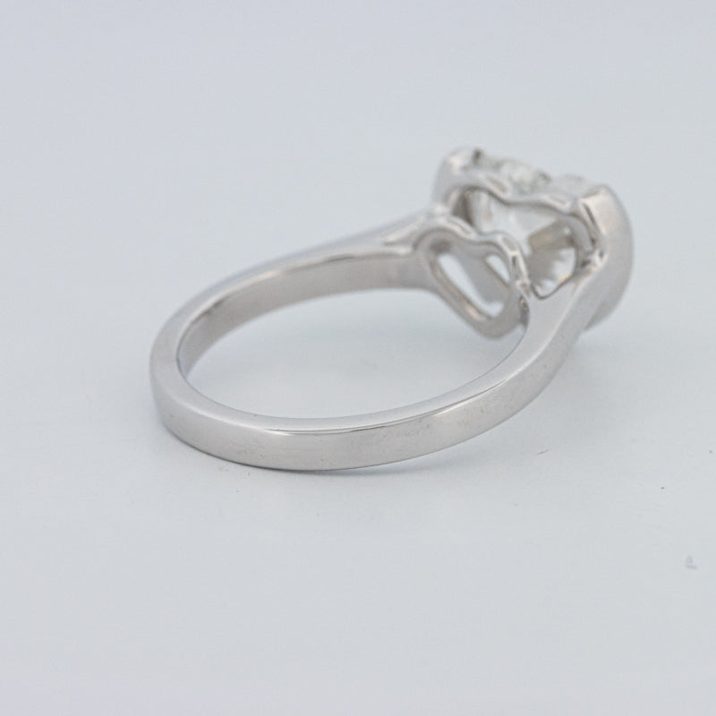 Anel de Mindinho em Forma de Coração 2 CT (LG)