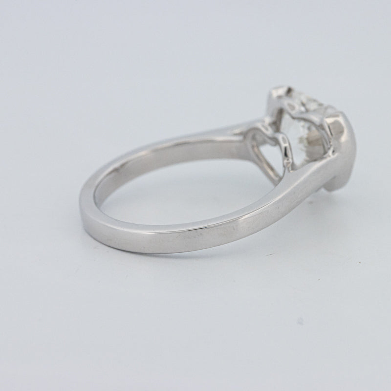 Anel de Mindinho em Forma de Coração 2 CT (LG)