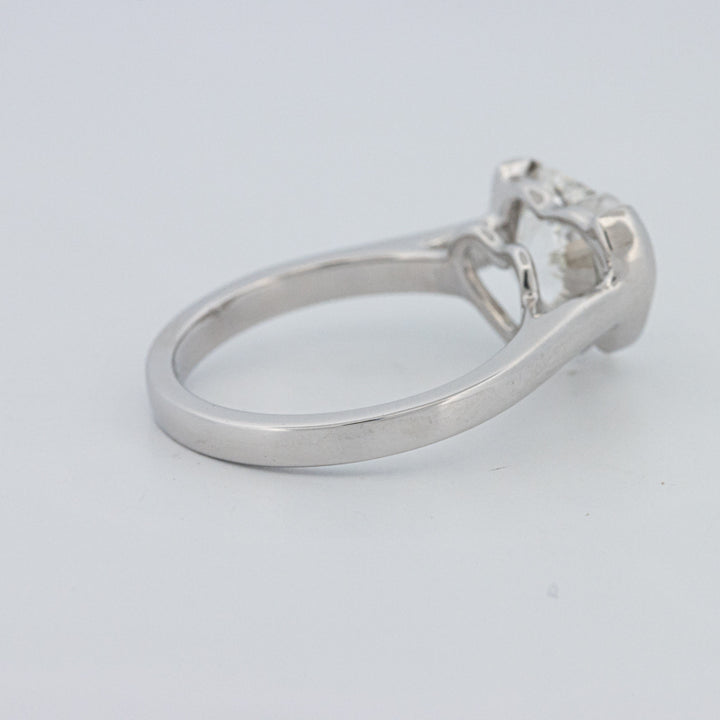 Anel de Mindinho em Forma de Coração 2 CT (LG)