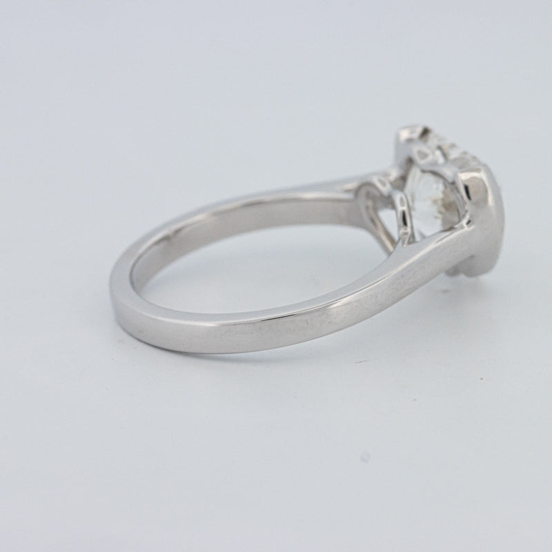 Anel de Mindinho em Forma de Coração 2 CT (LG)