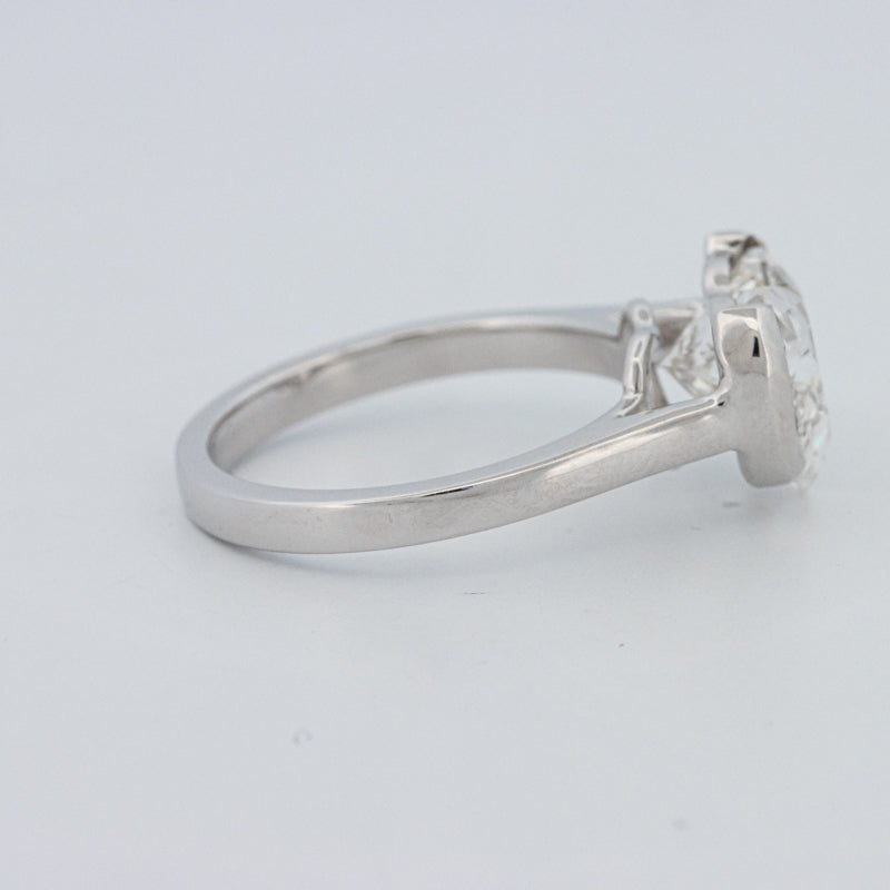 Anel de Mindinho em Forma de Coração 2 CT (LG)