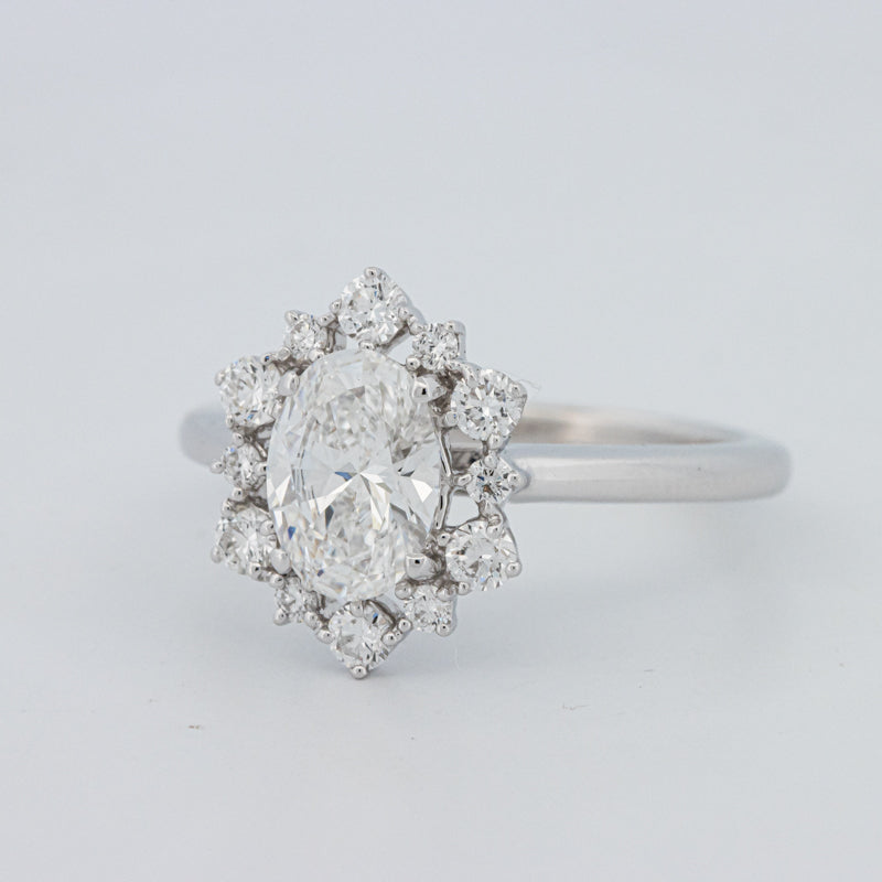Bague "Calista" Ovale 1 CT (LG)