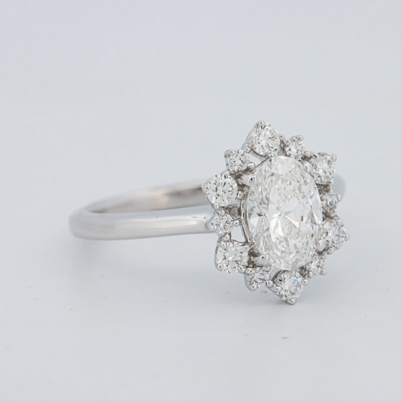 Bague "Calista" Ovale 1 CT (LG)