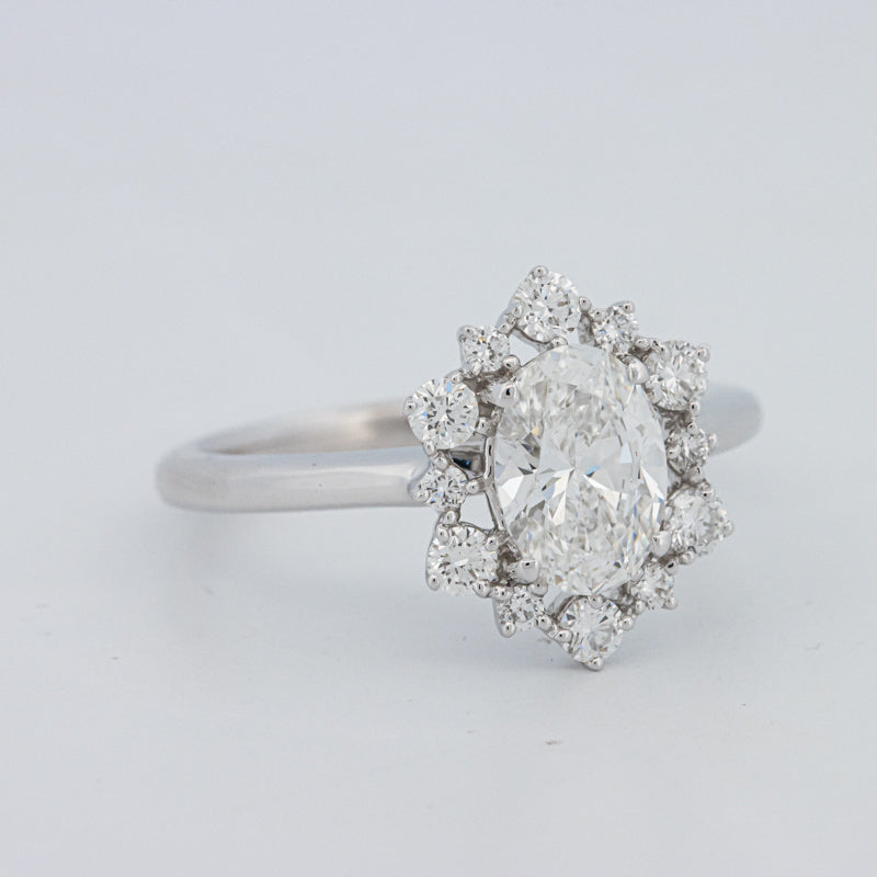 Bague "Calista" Ovale 1 CT (LG)